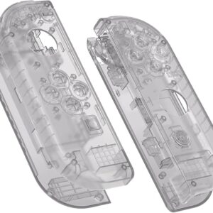 eXtremeRate Joy-Con Shell Kit for Switch & OLED (Clear Black)