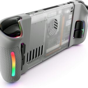 JSAUX RGB Transparent Back Plate for Steam Deck OLED and LCD