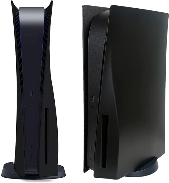 VLANMON Matte Black PS5 Disc Edition Faceplates