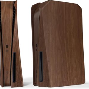 eXtremeRate Wood Grain Faceplate Set for PS5 Disc Edition