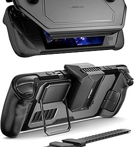 JSAUX ModCase for Steam Deck OLED and LCD with Cooling Fan