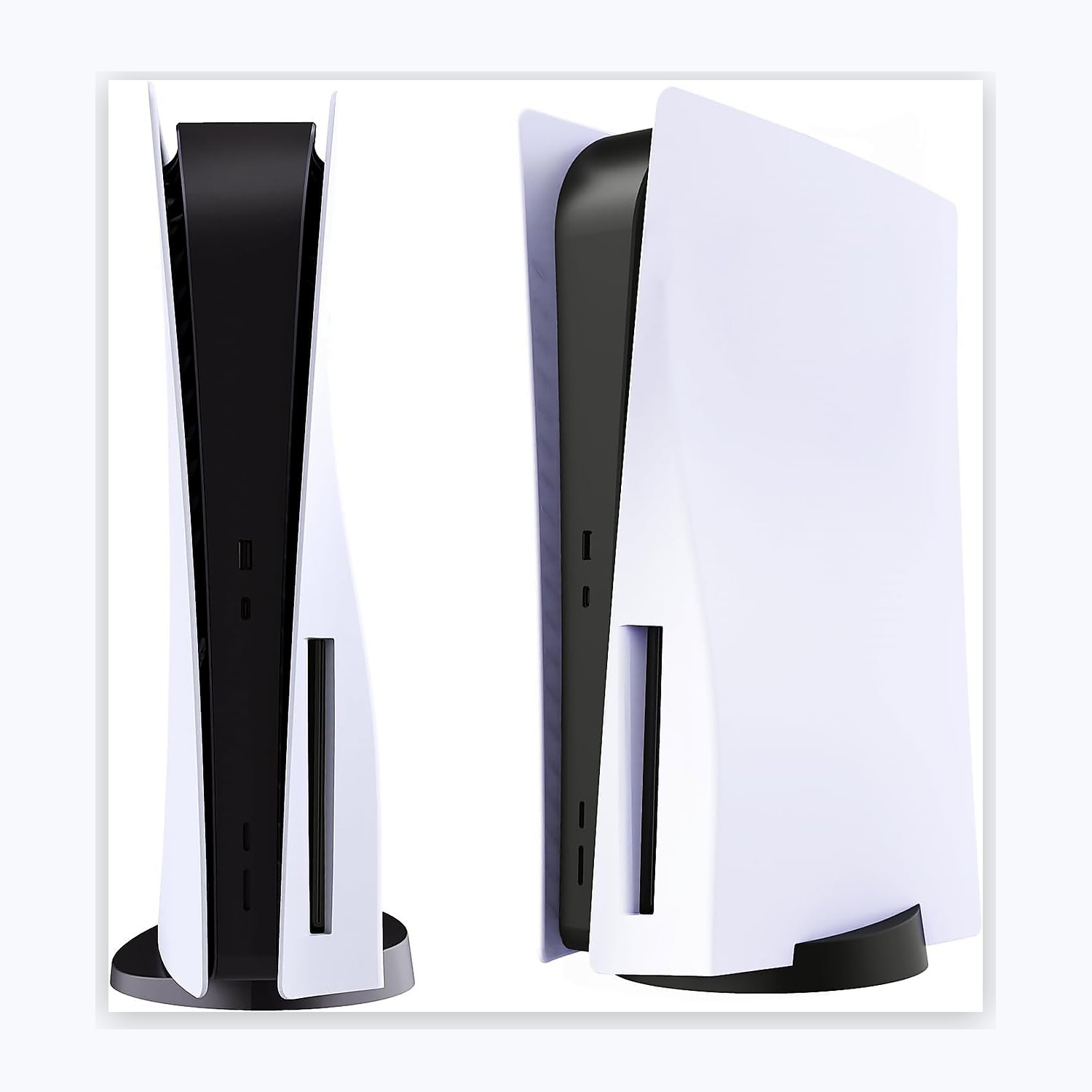 White Disc Edition Faceplates for PS5