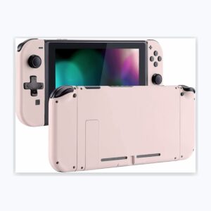eXtremeRate Cherry Blossoms Pink D-Pad Full Shell for Nintendo Switch