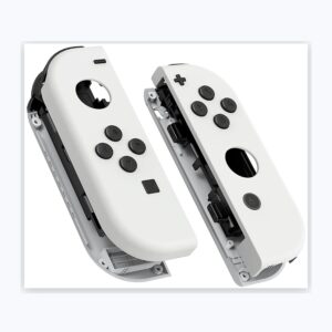 eXtremeRate White Joy-Con Shell Kit for Switch and OLED