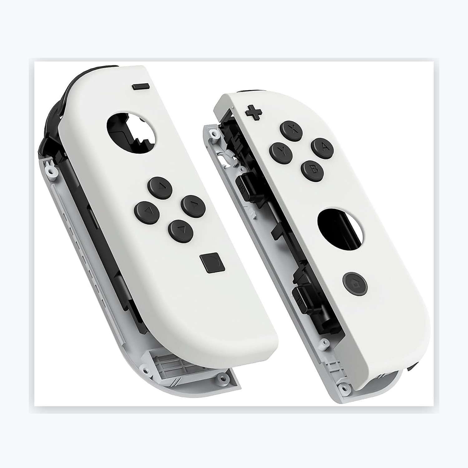 eXtremeRate White Joy-Con Shell Kit for Switch and OLED