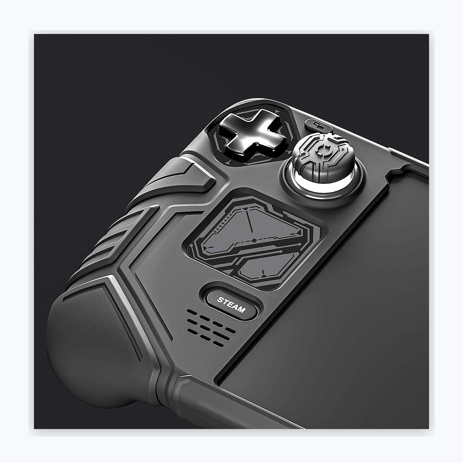 PlayVital Mecha Grip Case for Steam Deck OLED and LCD view 1