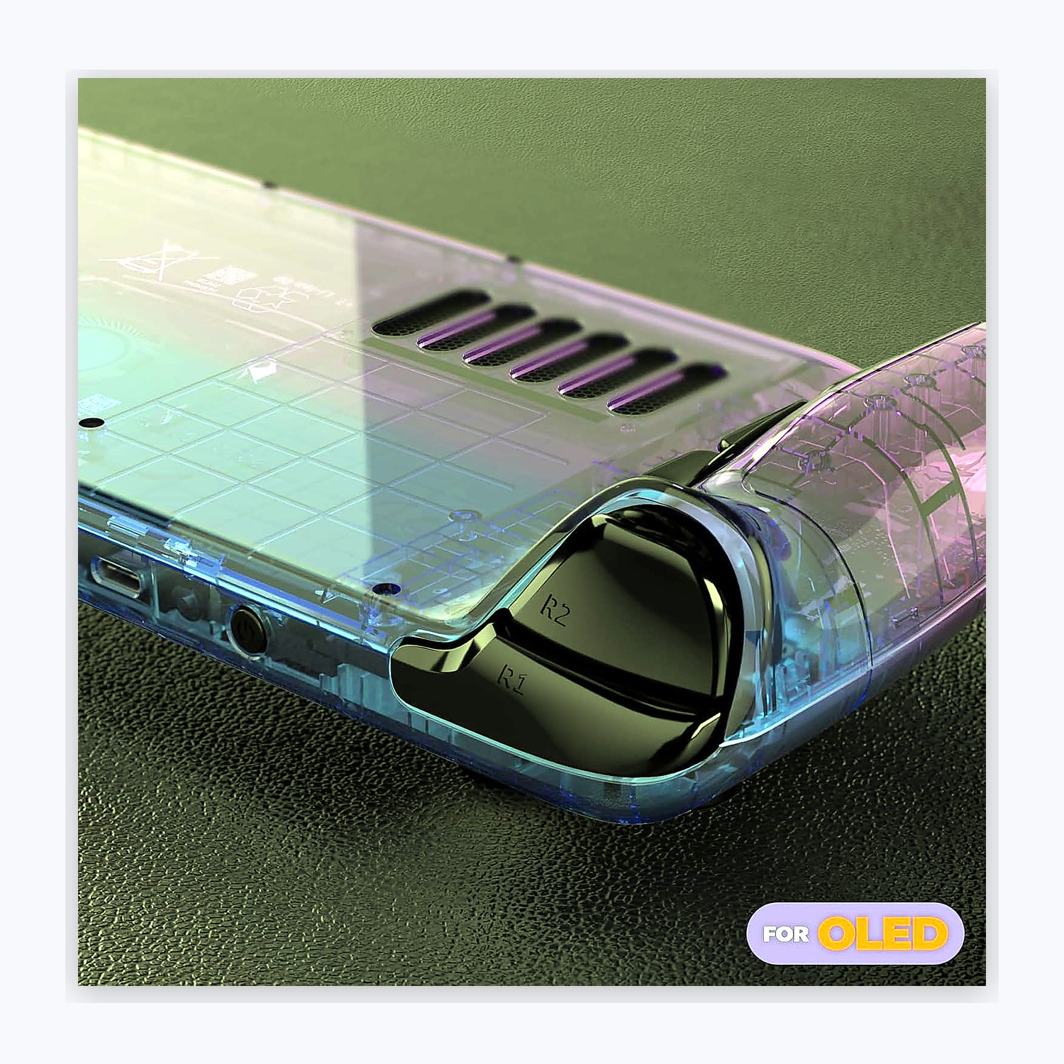 eXtremeRate Bluebell Full Shell Kit for Steam Deck OLED view 3