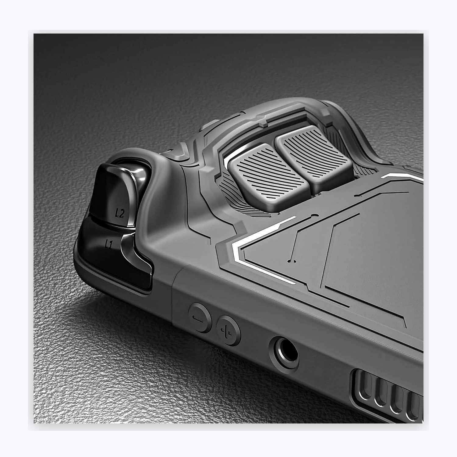 PlayVital Mecha Grip Case for Steam Deck OLED and LCD view 3