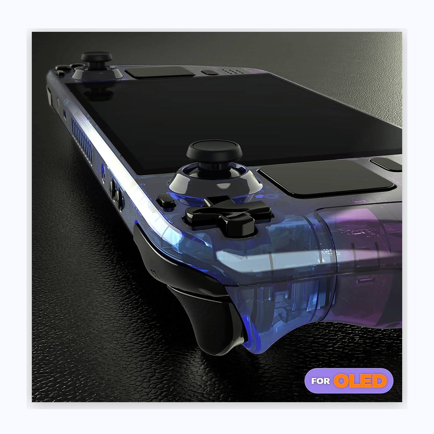 eXtremeRate Bluebell Full Shell Kit for Steam Deck OLED view 4