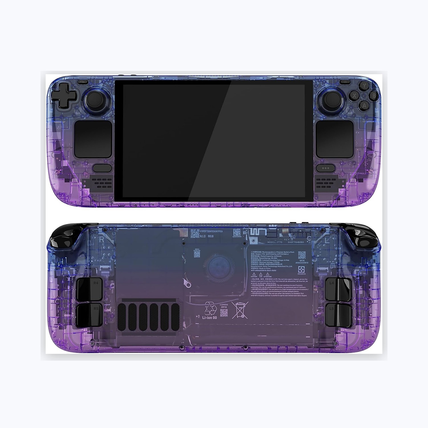 Gradient Translucent Bluebell