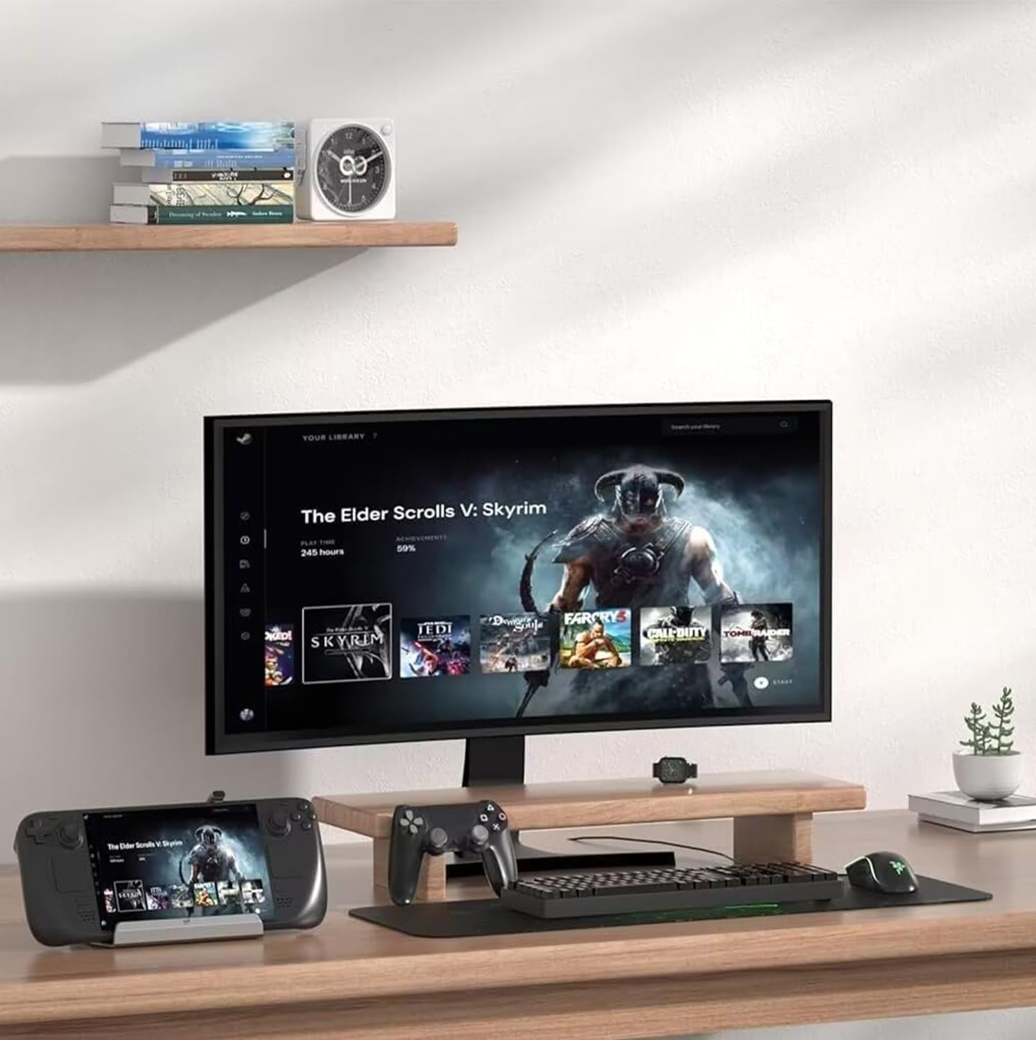 6-in-1 Steam Deck Cooling Dock | 4K 60Hz HDMI & Gigabit - Image 3