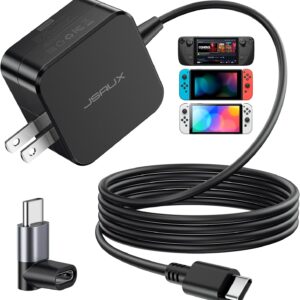 JSAUX 45W Fast Charger for Steam Deck OLED & Switch | 5FT