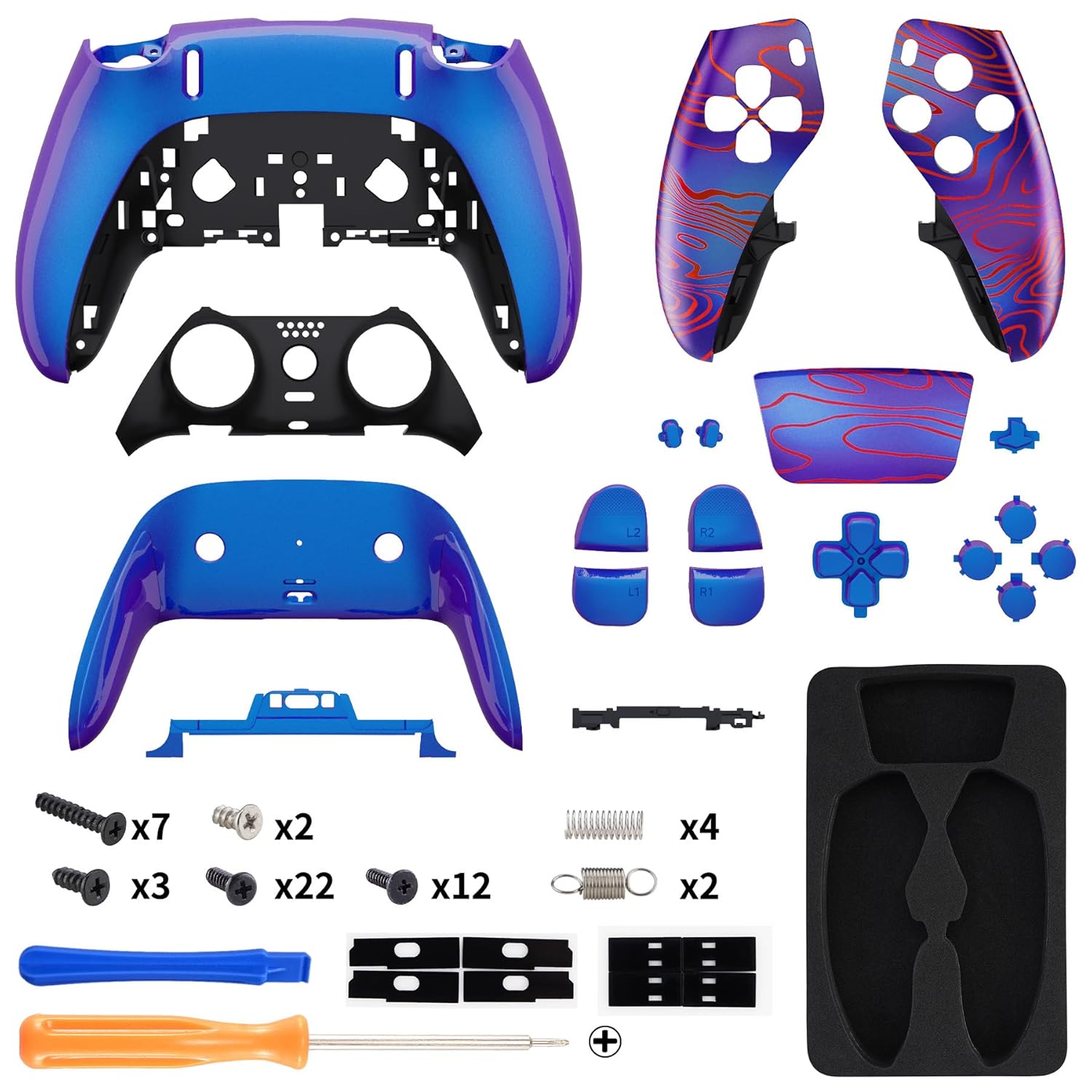 eXtremeRate Full Shell Kit for PS5 DualSense Edge Controller - Image 3