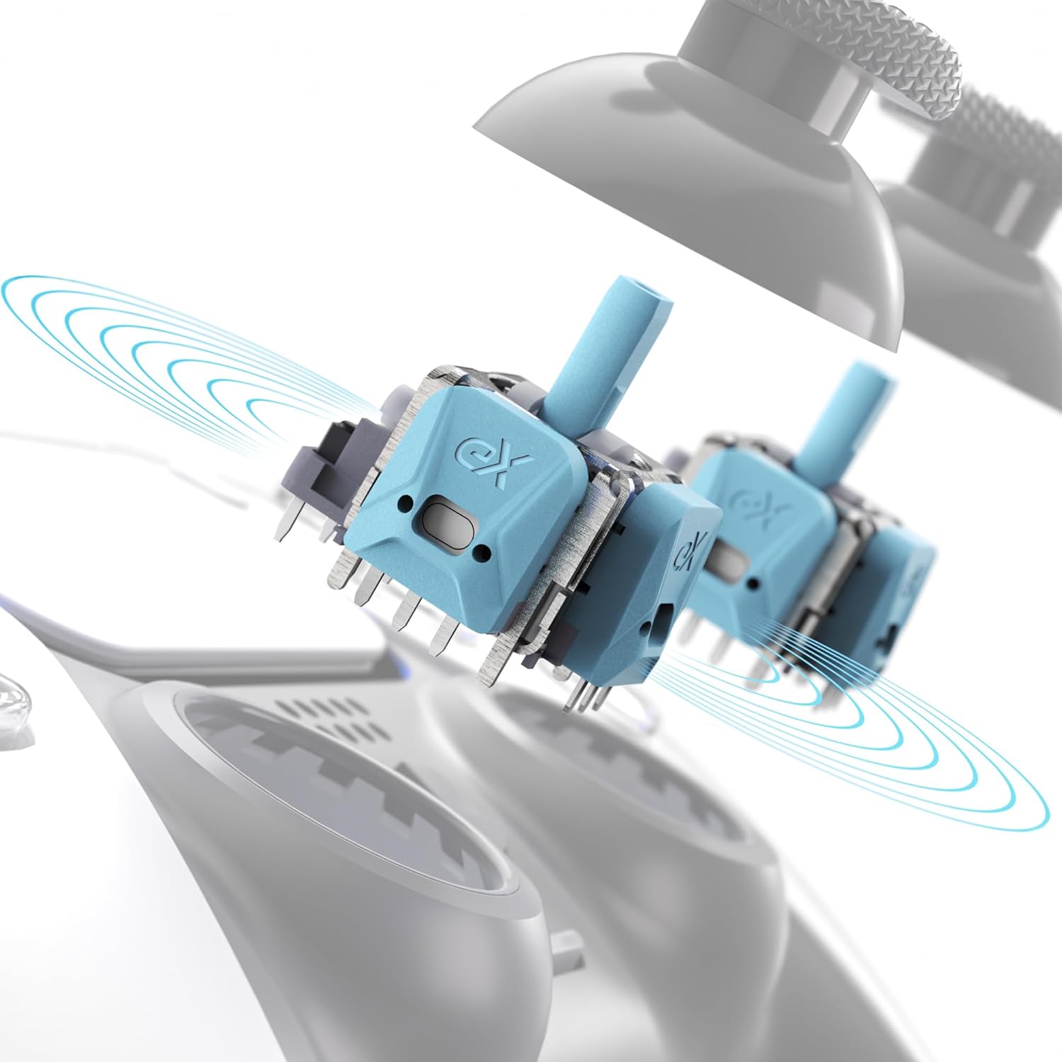 eXtremeRate eXhall Digital Calibrable Hall Effect Thumbstick Kit for PS5 DualSense Controller