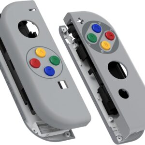 eXtremeRate SFC SNES Classic EU Style Soft Touch Shell for Nintendo Switch Joy-Con