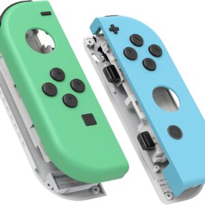 eXtremeRate Mint Green DIY Full Button Set for Nintendo Switch & OLED Joy-Con