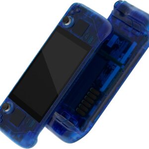 eXtremeRate Clear Blue Custom Full Shell for Steam Deck LCD Console