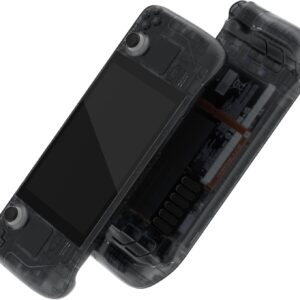 eXtremeRate Clear Slate Black Full Shell for Steam Deck OLED