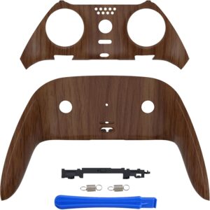 eXtremeRate Wood Grain Decorative Trim Shell for PS5 DualSense