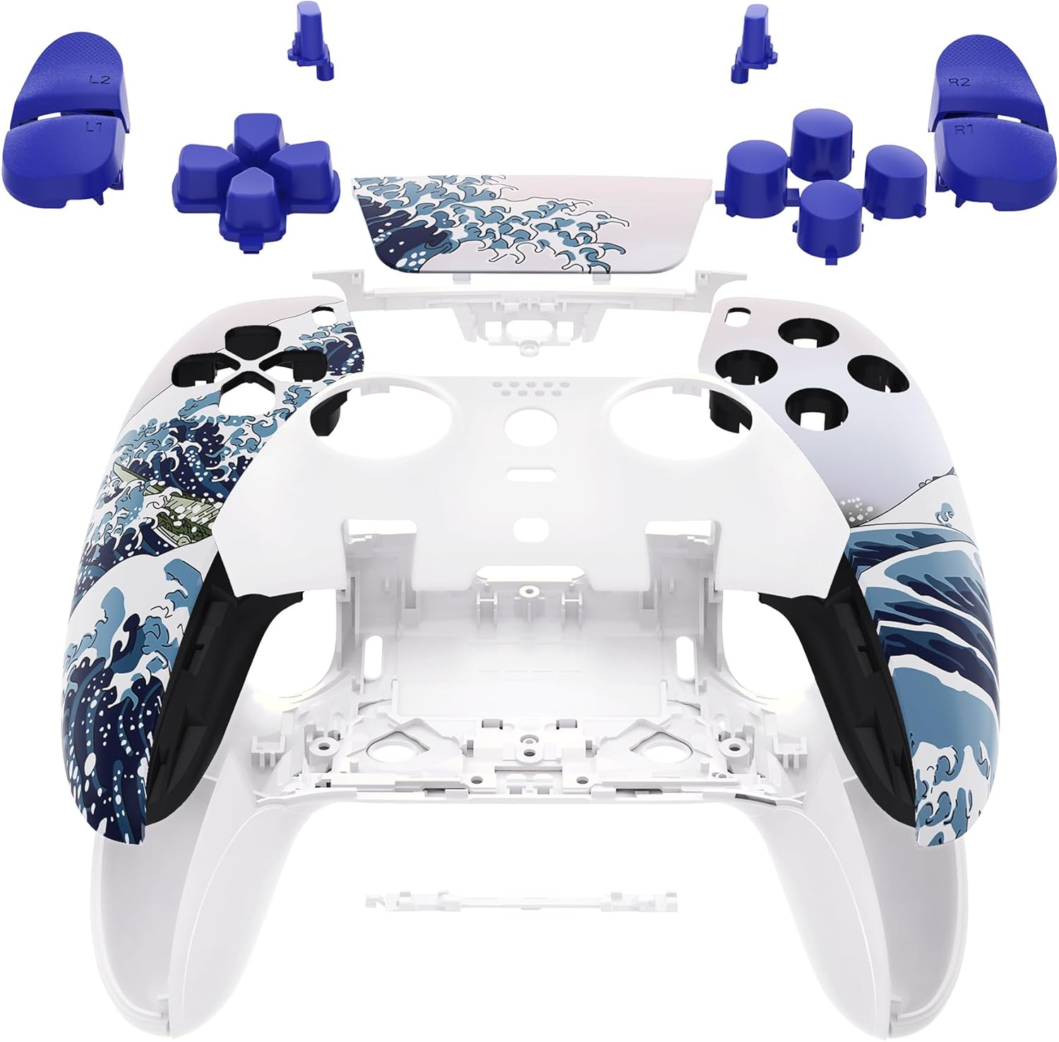 eXtremeRate The Great Wave Faceplate for PS5 DualSense Controller