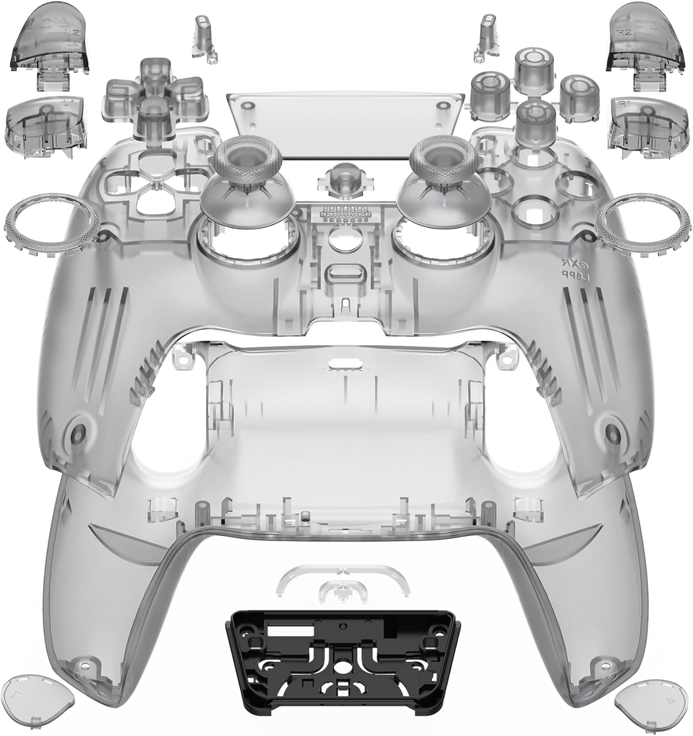 eXtremeRate Luna Redesigned Touchpad Shell for PS5 DualSense - Midnight Blue