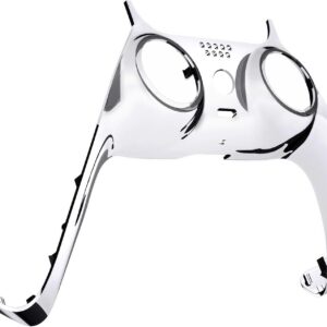 eXtremeRate Chrome Silver Decorative Shell for PS5 DualSense