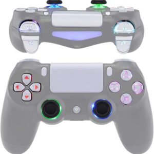 eXtremeRate Multi-Color Luminated D-pad Thumbsticks for PS4 Controller