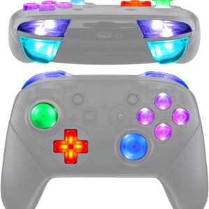 eXtremeRate LED Kit for Nintendo Switch Pro Controller - Multi-Color Button Illumination